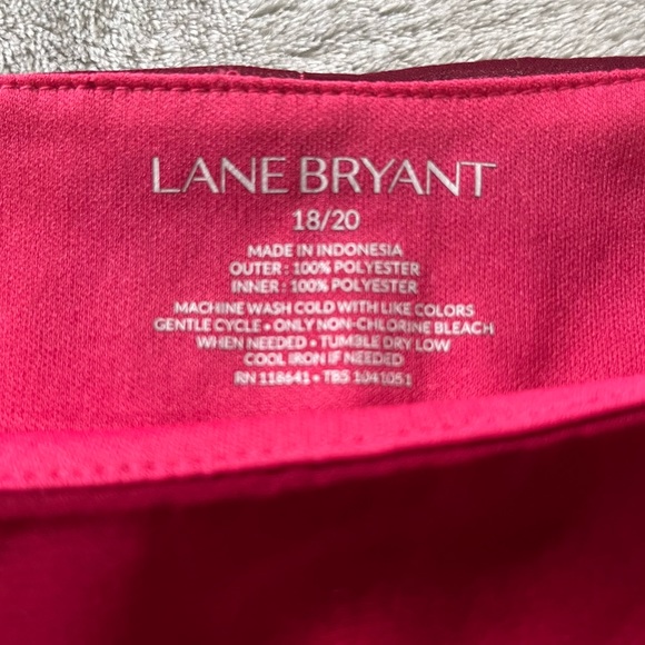 Lane Bryant Women’s Ombre Pink and White Flowy Sheer Cape Style Top 18/20 - Picture 4 of 7